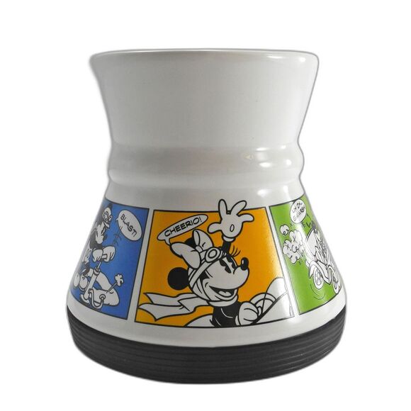 Disney Mad Dash Mickey Mouse Cartoon Strip Travel Mug Coffee Cup Non-Skid Bottom - Picture 2 of 8